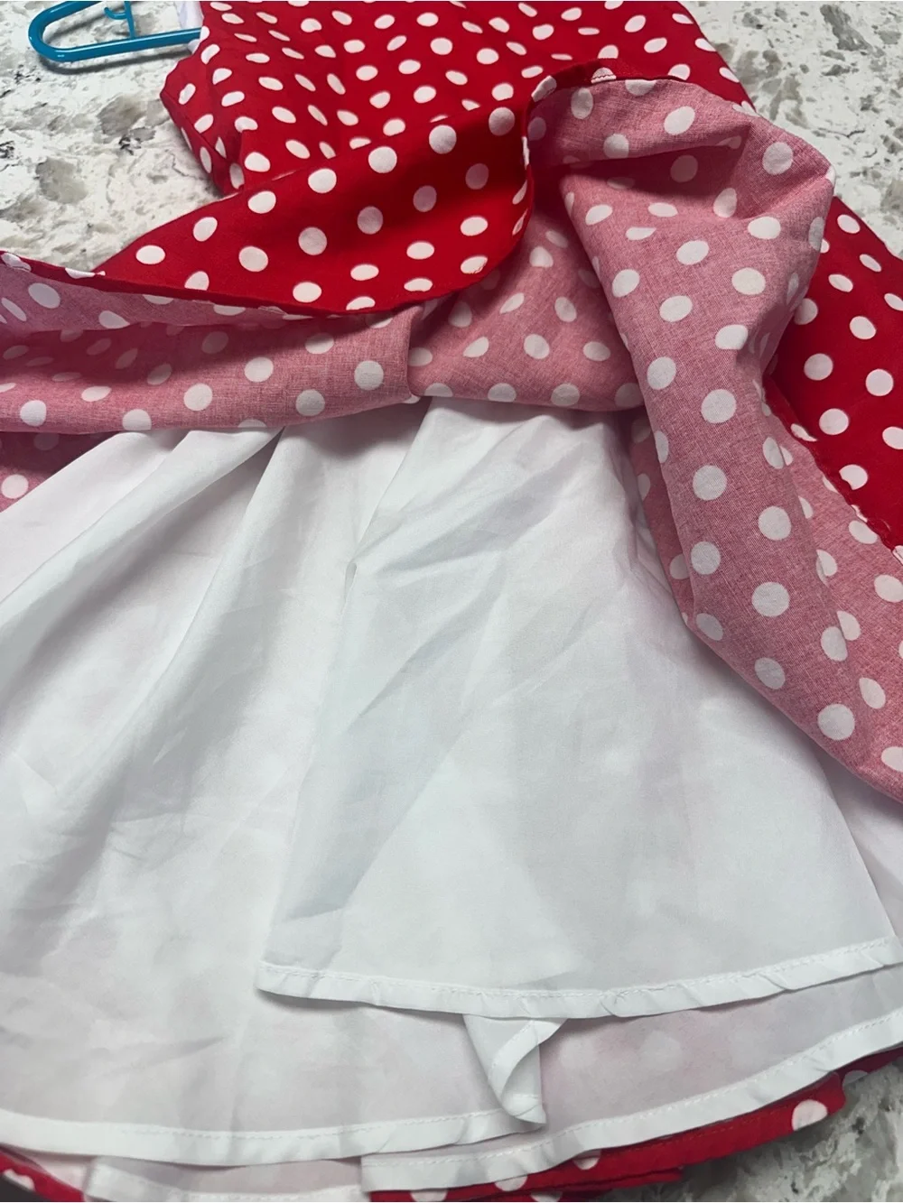 Vintage/Retro Red polka dot dress